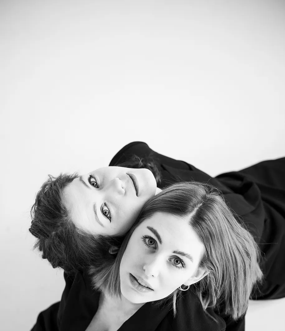 Zdjęcie Klaudii i Aleksandry przy drugim cytacie